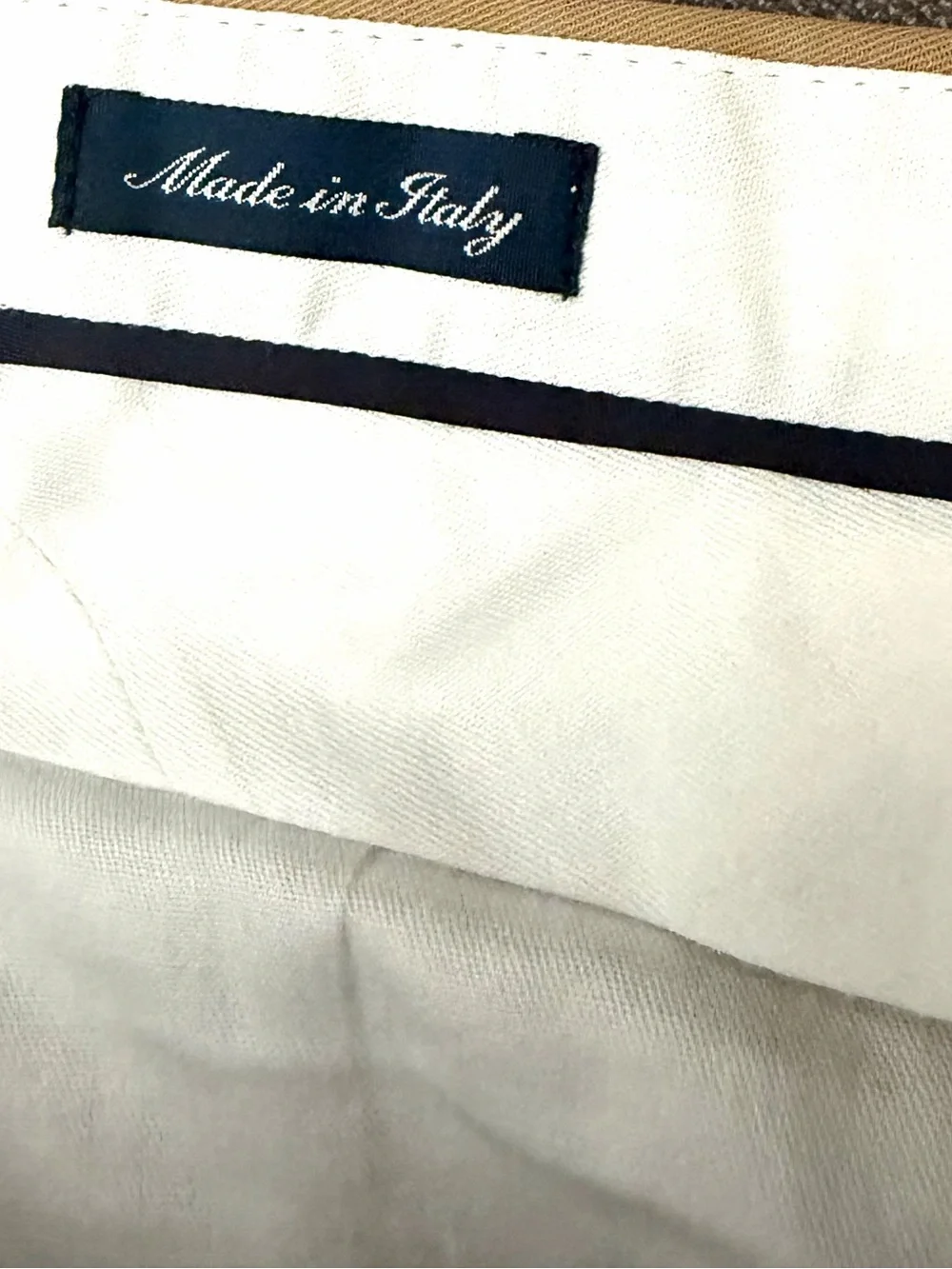 Vintage NWT Polo Ralph Lauren Men's Khaki Pants 90’s Italy 34